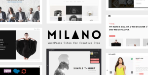 Milano | Creative Minimal Portfolio  Photography WordPress Theme