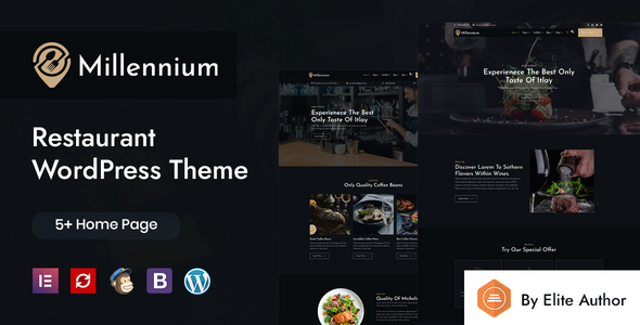 Millennium - Restaurant WordPress Theme