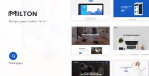 Milton | Multipurpose Creative WordPress Theme