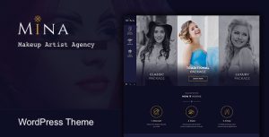 Mina - Salon  Makeup WordPress theme