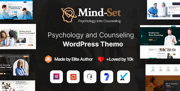 Mindset - Psychology Counseling WordPress Theme 