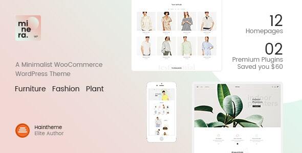 Minera - Minimalist WooCommerce WordPress Theme