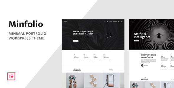 Minfolio - Minimal Portfolio WordPress Theme