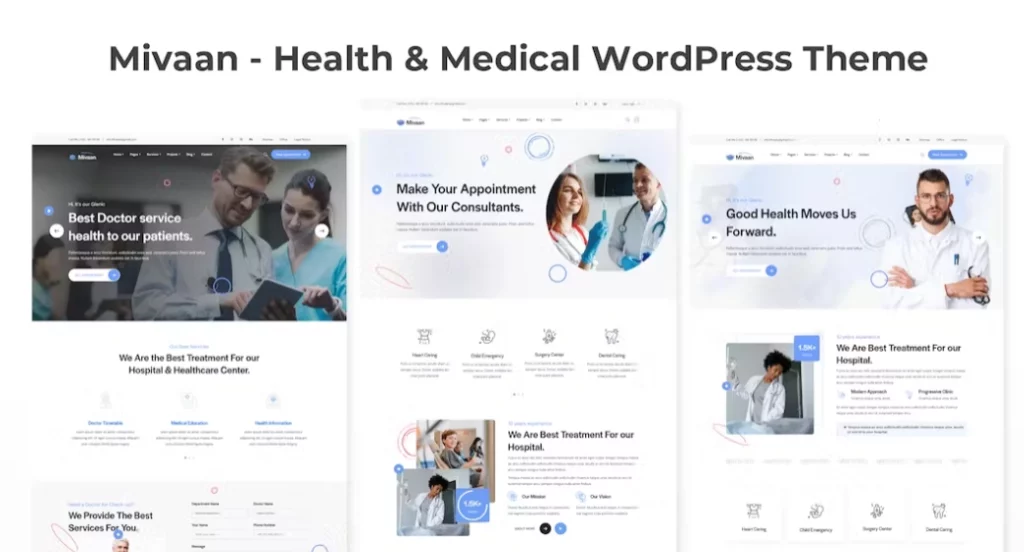 Mivaan – Health & Medical WordPress Theme