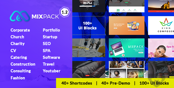 MixPack - Multipurpose WordPress Theme - Consultancy