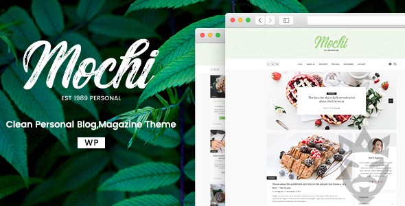 Mochi - A Clean Personal WordPress Blog Theme