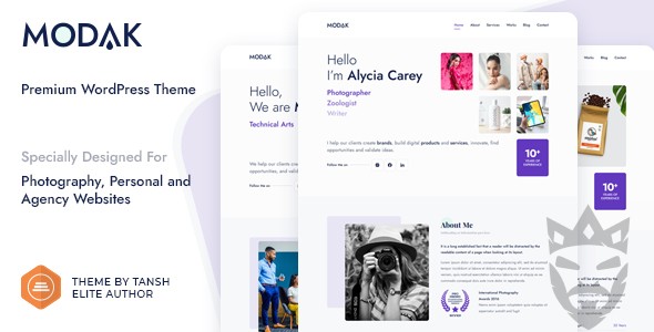 Modak - One Page WordPress Theme