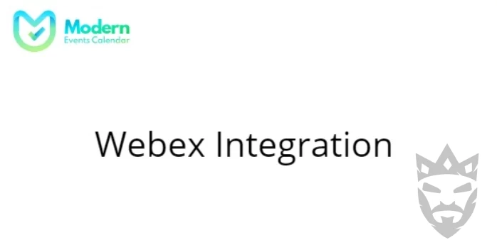 Modern Events Calendar Webex Integration