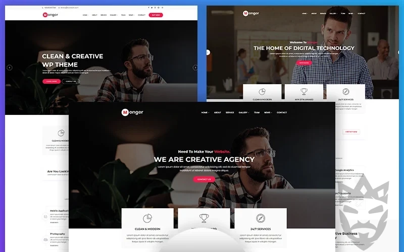 Monger - Creative Agency Responsive WordPress Theme