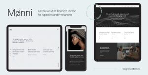 Monni - A Creative Multi-Concept Theme for Agencies and Freelancers