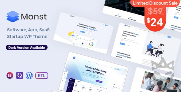 Monst - Saas Startup WordPress Theme