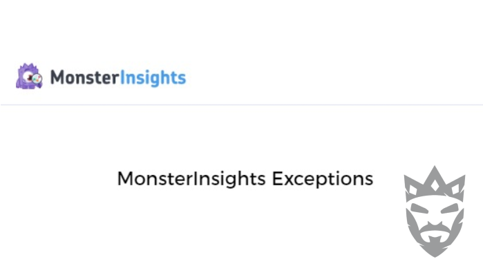 MonsterInsights Exceptions