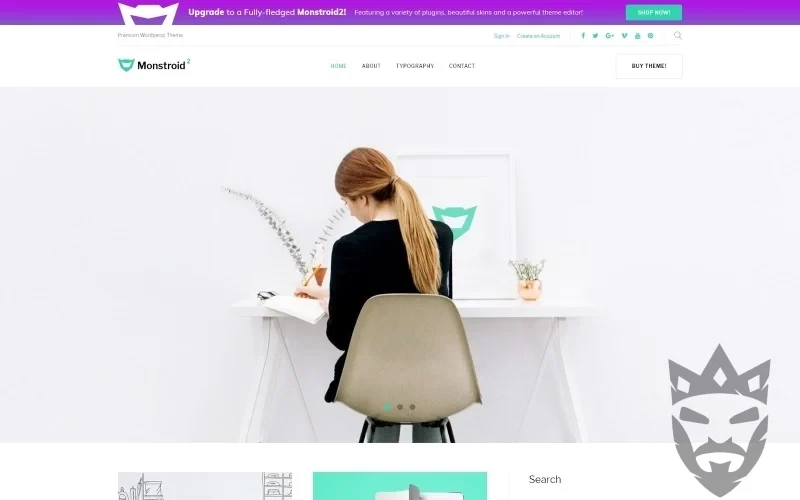 Monstroid 2 Lite - free WordPress Theme