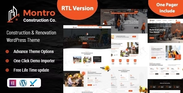 Montro - Construction WordPress Theme