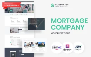 Mortgates - Financial Services WordPress Theme