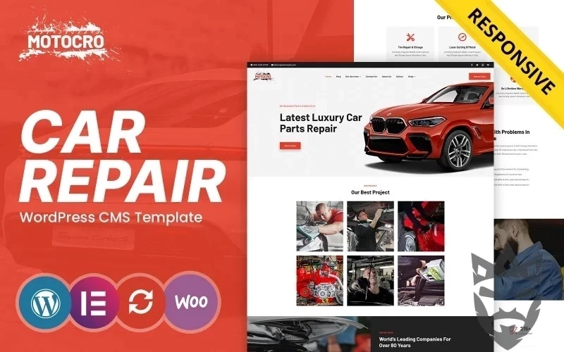 Motocro - Car Services and Auto Mechanic WordPress Theme