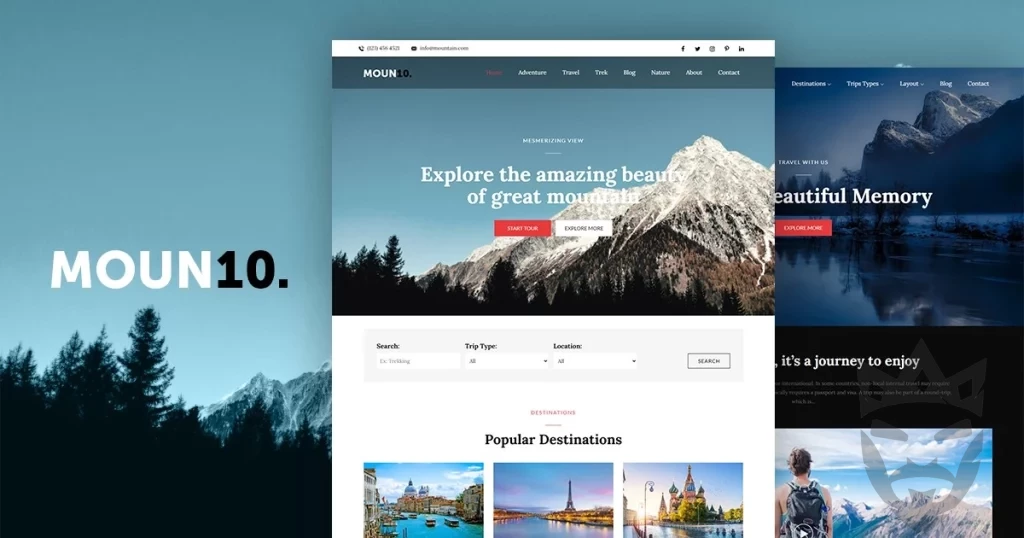 Moun10 Pro – Theme Palace WordPress Theme Download