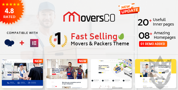 MoversCO - Movers  Packers WordPress Theme