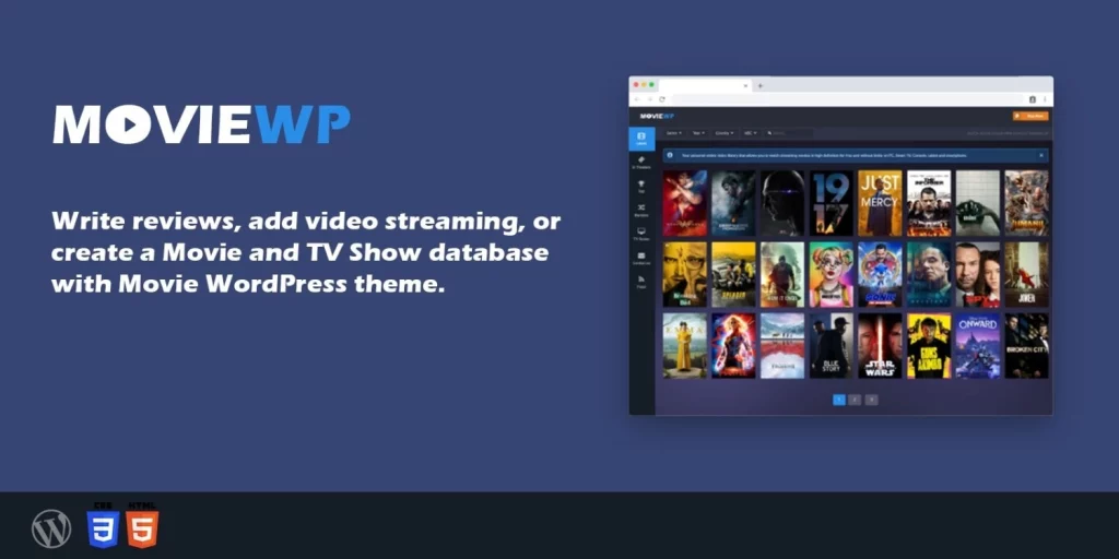 MovieWP – Movie WordPress Theme