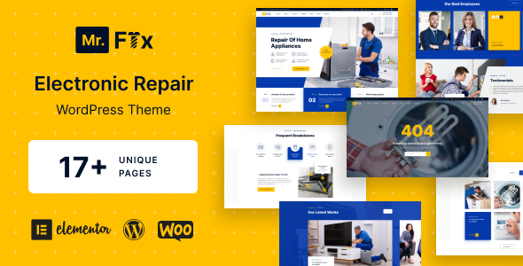 MrFix - Appliances Repair Services WordPress Theme