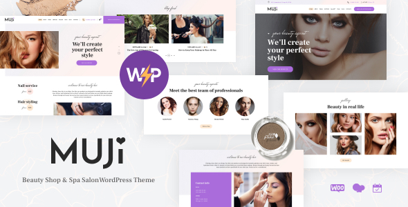 Muji | Beauty Shop  Spa Salon WordPress Theme