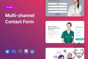 Multichannel Contact Form for Elementor