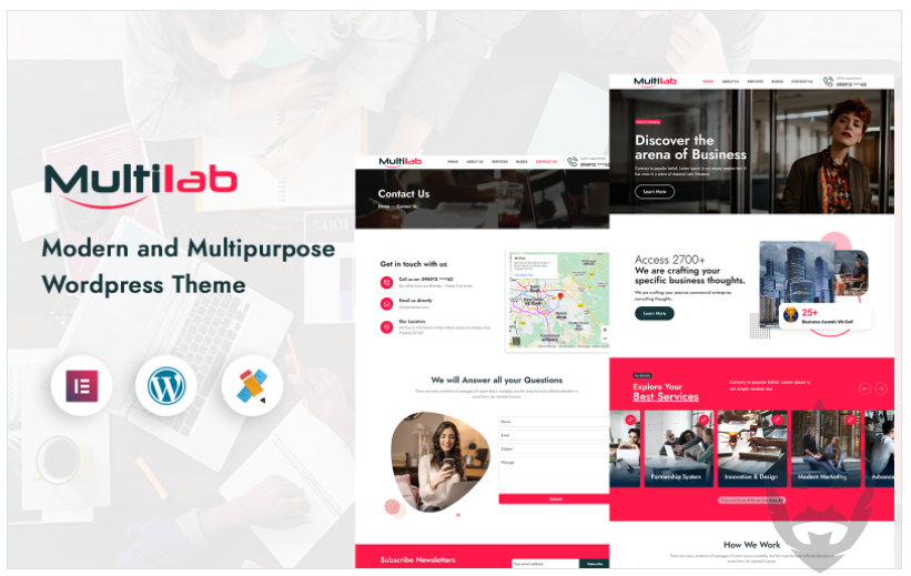 Multilab Consulting Business WordPress Theme