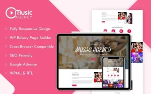 Music Agency WordPress Theme