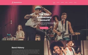 Music Responsive WordPress Theme