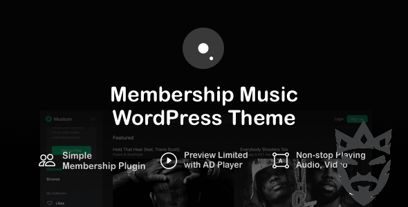 Musicon – WordPress Membership Music Theme