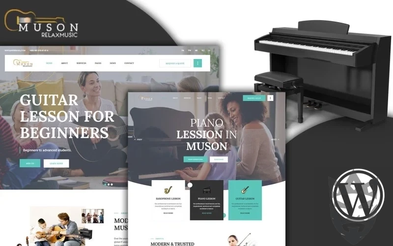 Muson - Music Classes WordPress Theme