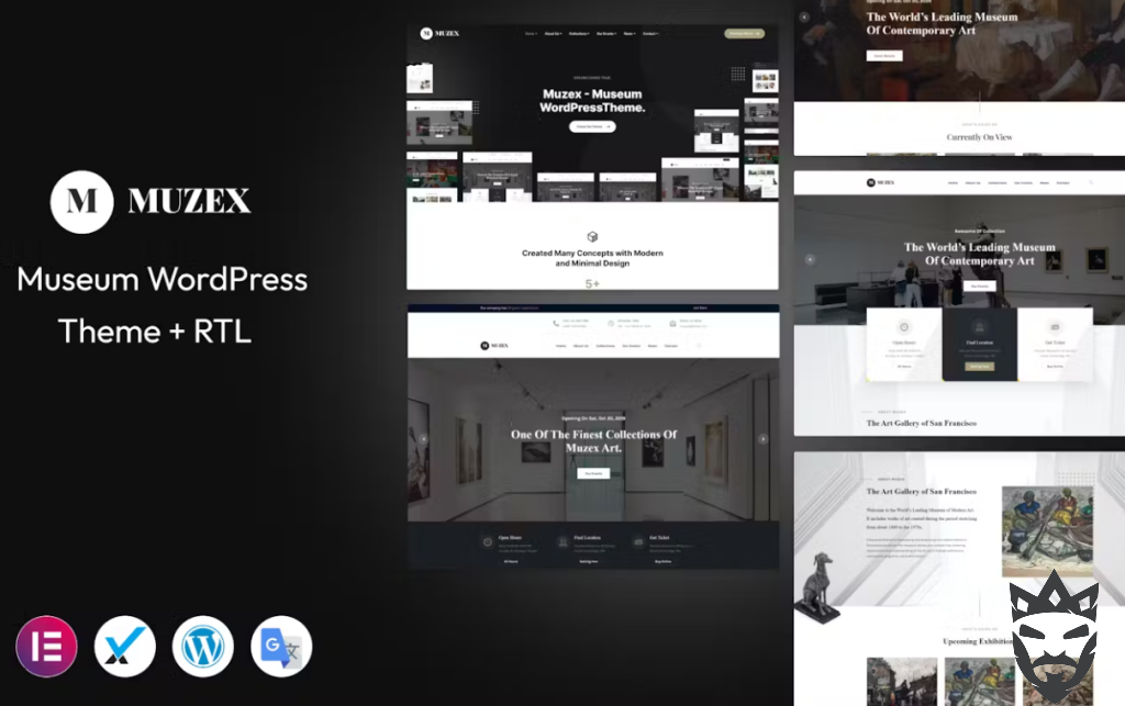 Muzex - Museum WordPress Theme + RTL