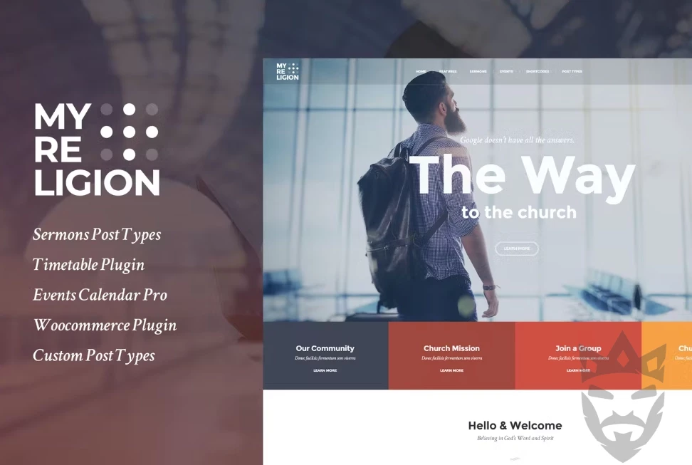 My Religion - Dedicated Church WordPress Theme