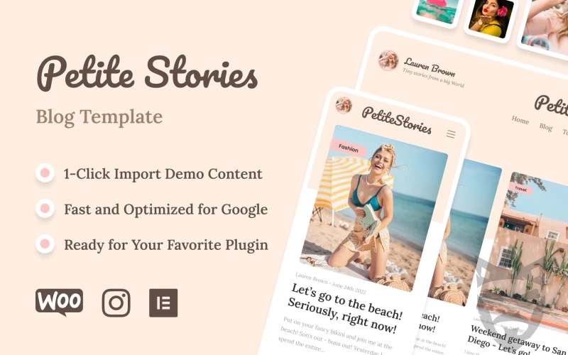 My Stories - Personal Blog And Influencer Theme WordPress Theme