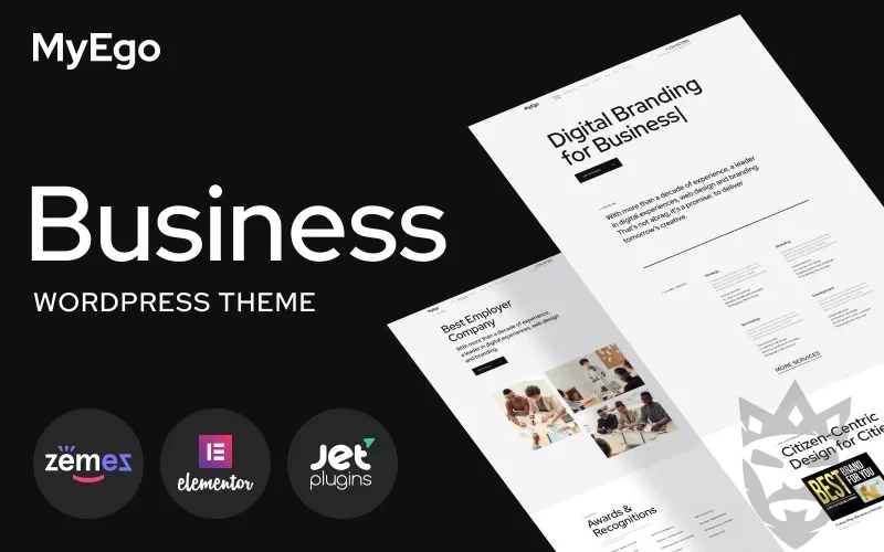 MyEgo - Business Website WordPress Theme