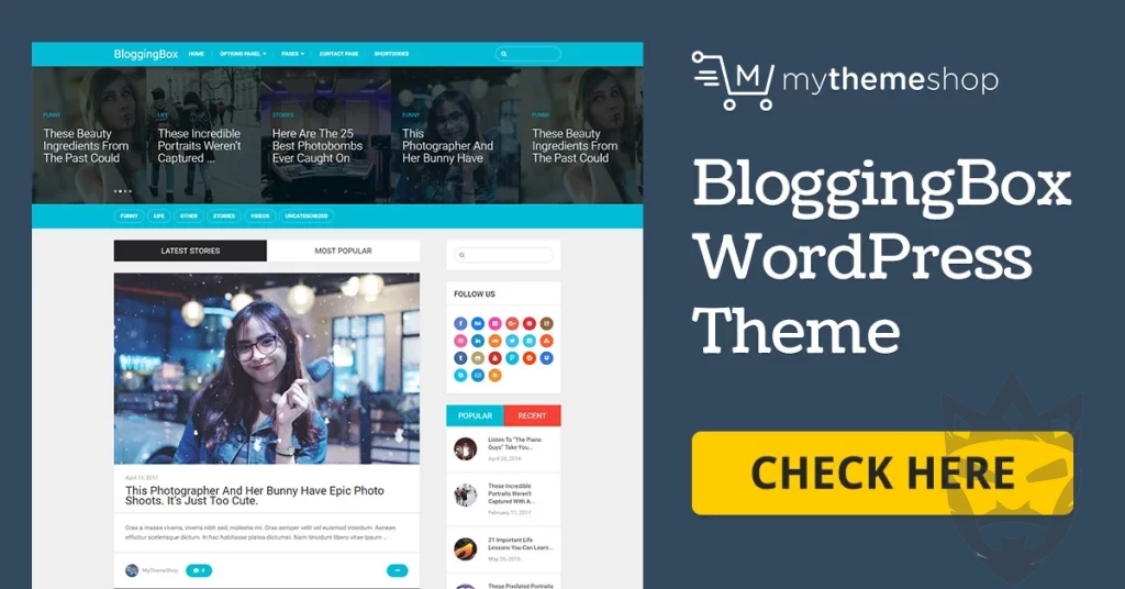 MyThemeShop BloggingBox