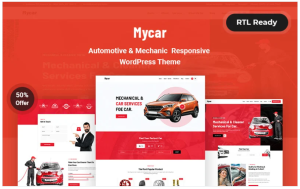 Mycar - Automotive  Mechanic Responsive WordPress Theme