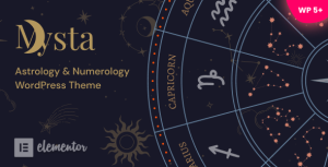 Mysta - Astrology  Numerology WordPress Theme