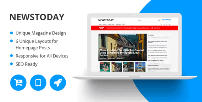 NEWSTODAY BEST NEWS MAGAZINE WORDPRESS THEME