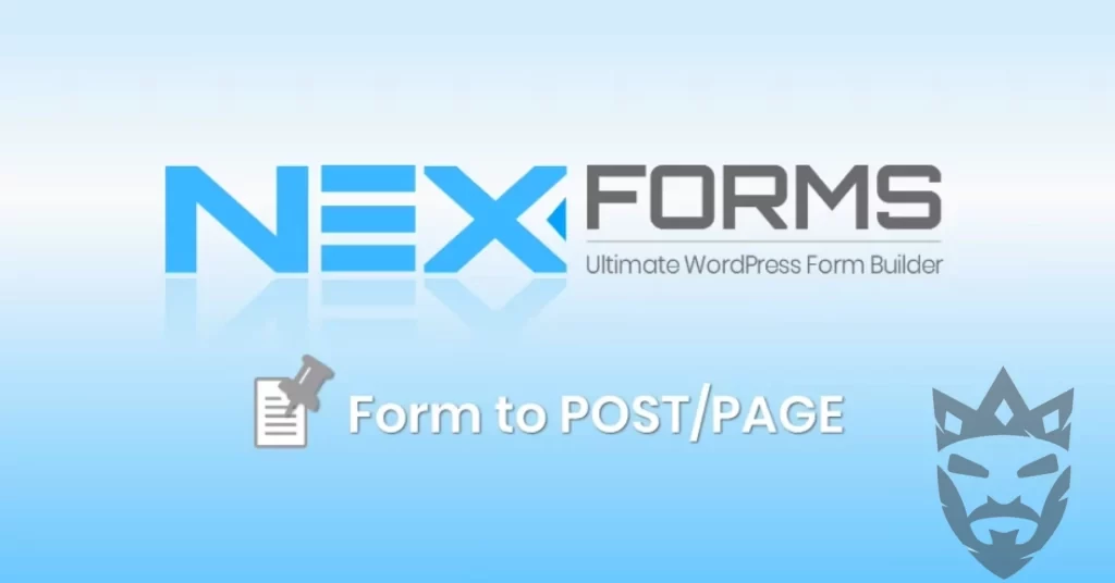 NEX-Forms - Form to Post/Page Add-on