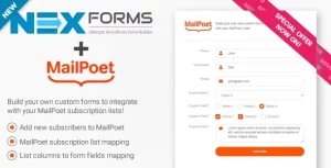 NEX-Forms - MailPoet Add-on