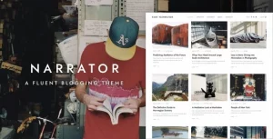 Narrator — A Fluent WordPress Blogging Theme