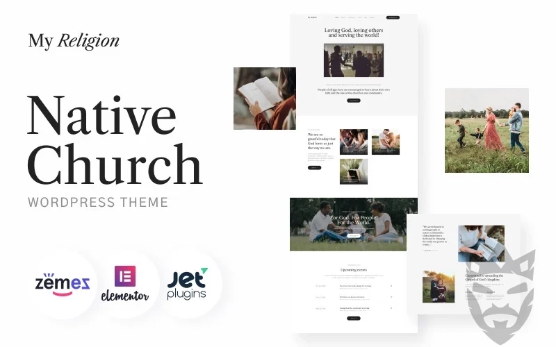 Native Church - My Religion WordPress Theme