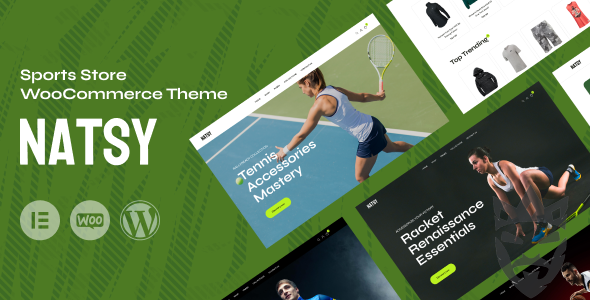 Natsy - Sports Store WooCommerce Theme