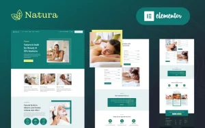 Natura - Beauty & Spa Massage Salon Elementor WordPress Theme