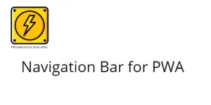 Navigation Bar for PWA