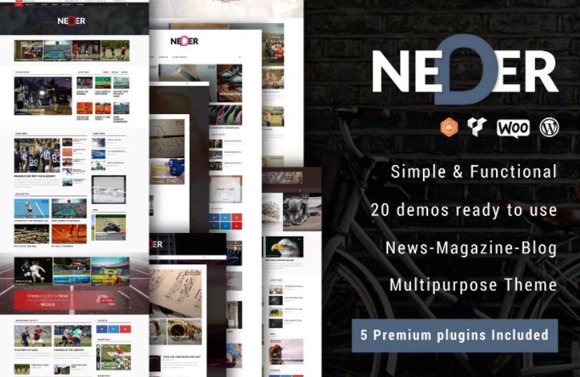 Neder - WordPress News Magazine and Blog Theme