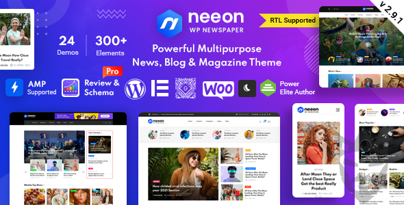 Neeon - WordPress News Magazine Theme