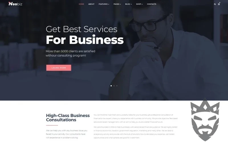 Neobiz - Corporate WordPress Elementor Theme WordPress Theme