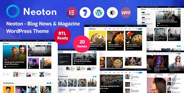 Neoton - News Magazine WordPress Theme